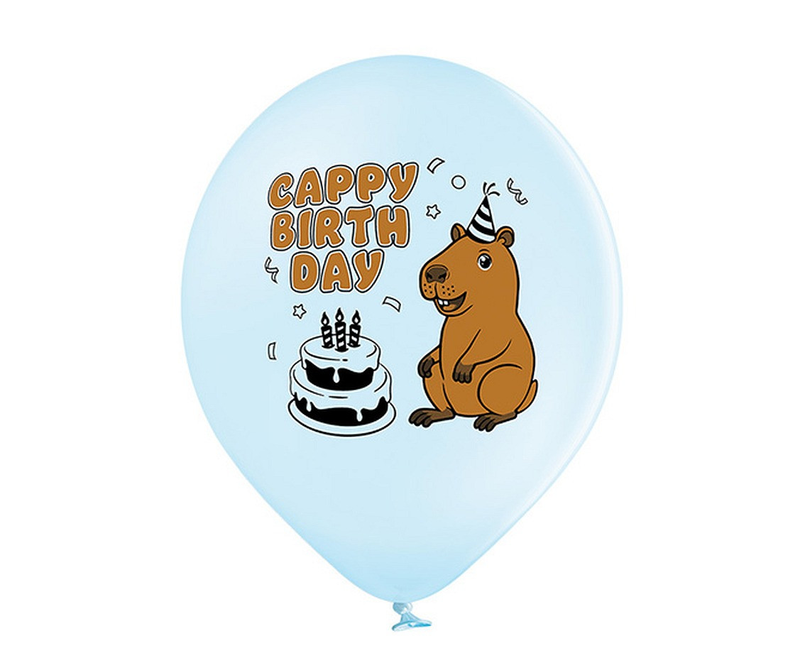 Balloons Belbal 12", D11, happy birthday d11, 6pcs