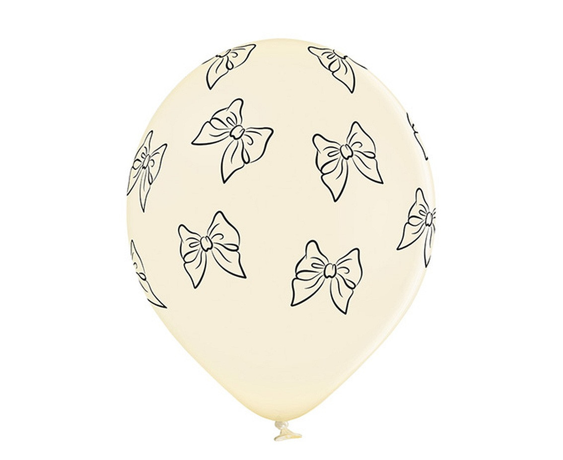 Balloons Belbal 12", D11, hearts vanilla, 6pcs