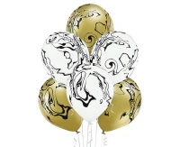 Balloons Belbal 12", D11, balloons marble, 6pcs