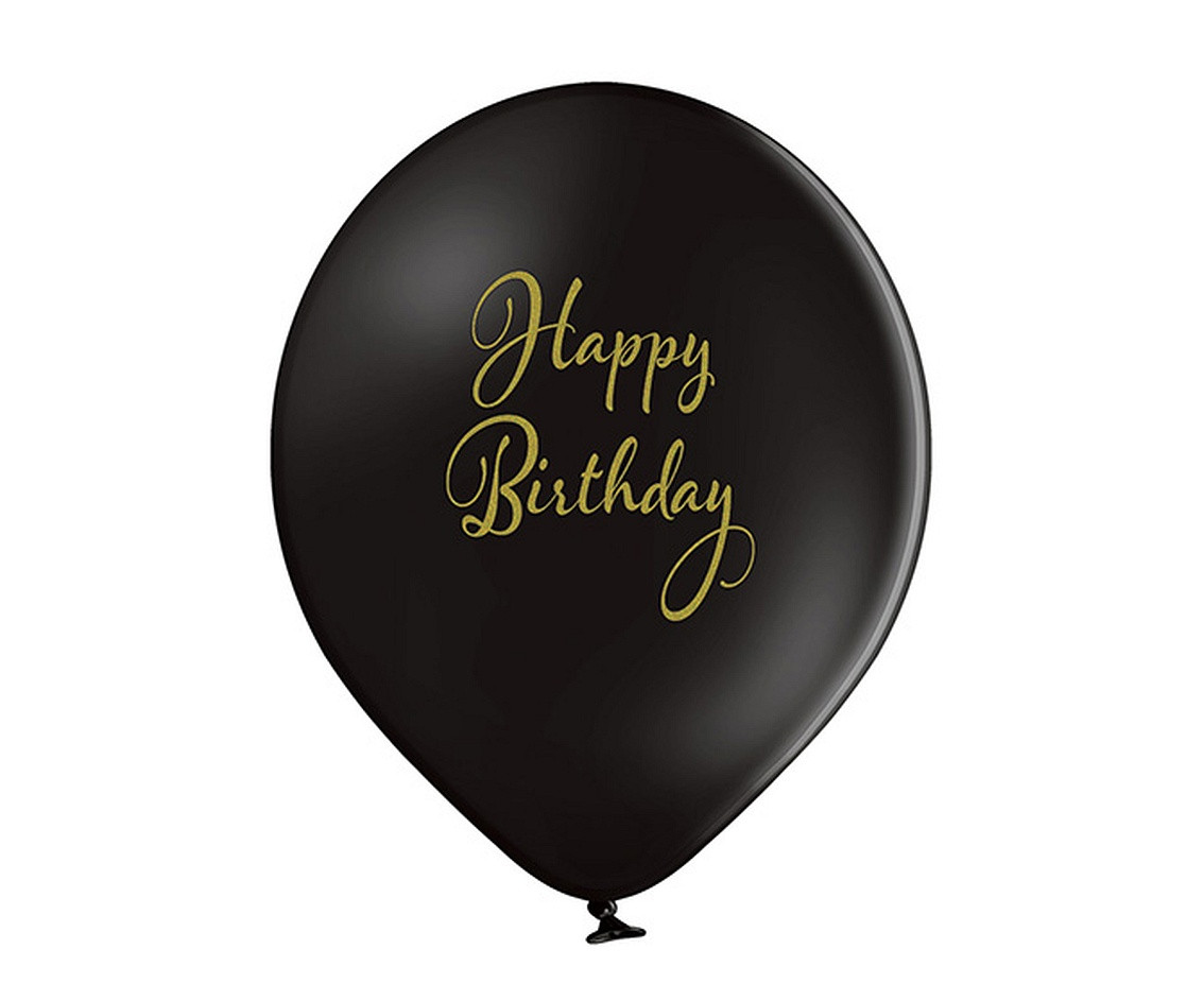 Balloons Belbal 12", D11, happy birthday, 6pcs