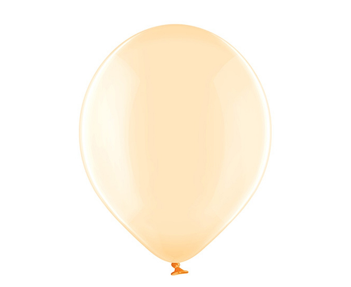 Balloons Belbal 12", B105-047, balloons clear soap orange, 100pcs