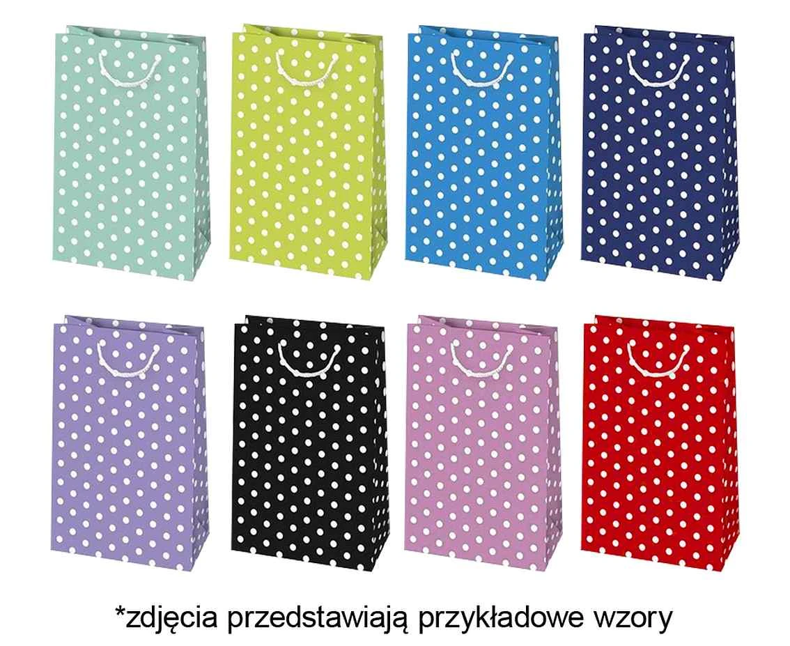 POLMAK Gift bag T3 160x240x70 General set 49 Graphics - Color, Dots, 1 pc.