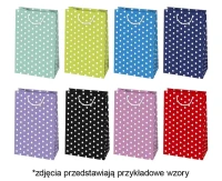 POLMAK Gift bag T3 160x240x70 General set 49 Graphics - Color, Dots, 1 pc.