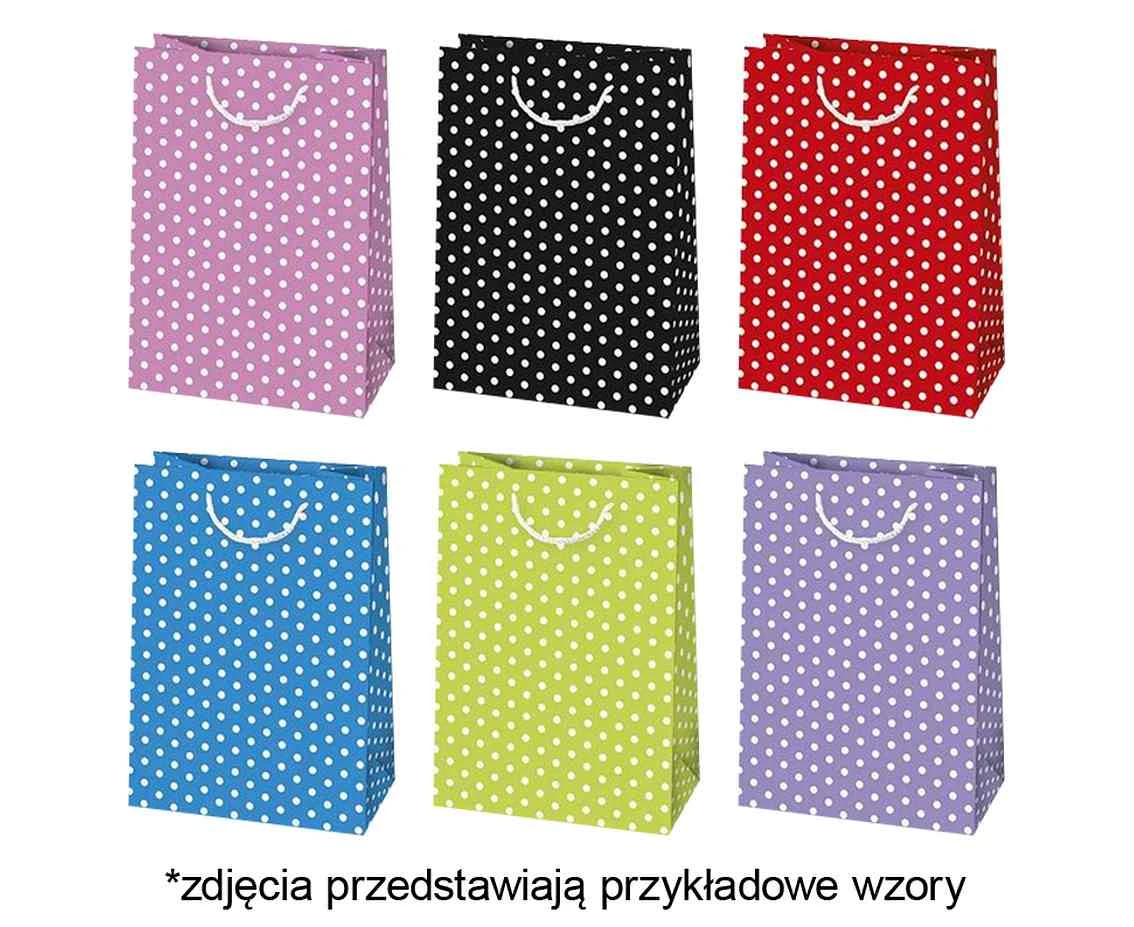 POLMAK Gift bag T5 230x320x110 General set 202 Graphics - Color, Dots, 1 pc.
