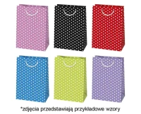 POLMAK Gift bag T5 230x320x110 General set 202 Graphics - Color, Dots, 1 pc.