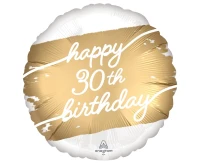 Foil balloon 18" SHP -  Golden age 30 EOL