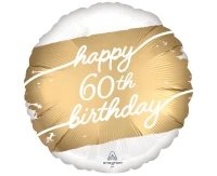 Foil balloon 18" SHP -  Golden age 60 EOL