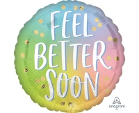 Foil balloon 18" SHP -  Feel better ombre EOL