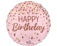 Foil balloon 18" Pretty pink happy birthday EOL
