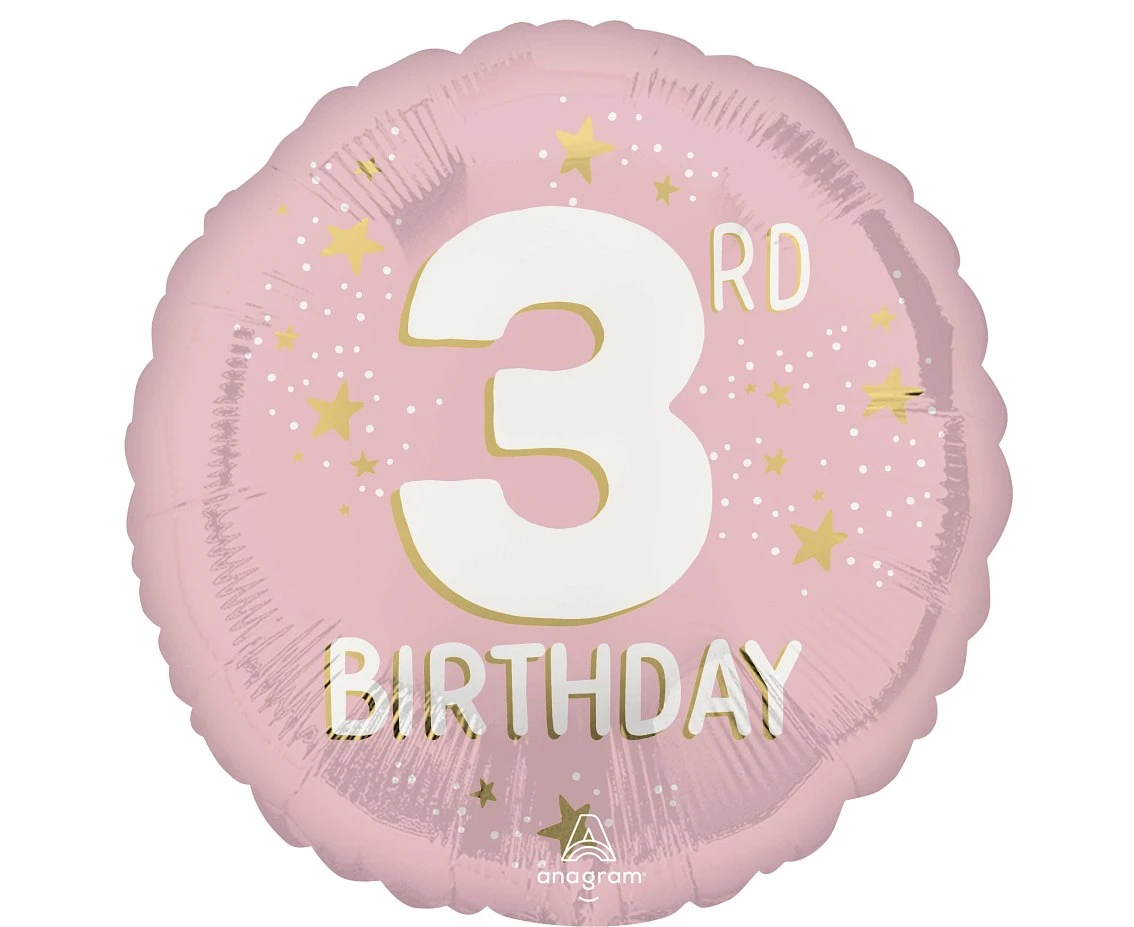 Foil balloon 18" Little miss 3 EOL