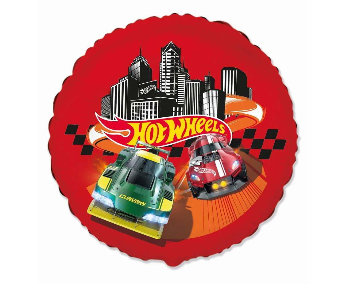 Foil balloon 18" FX - Hot Wheels, unpacked (flat)