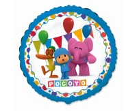 Foil balloon 18" FX -  Pocoyo, unpacked (flat) EOL