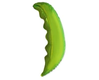 Foil balloon FX - Palm tree lime, unpacked (flat)