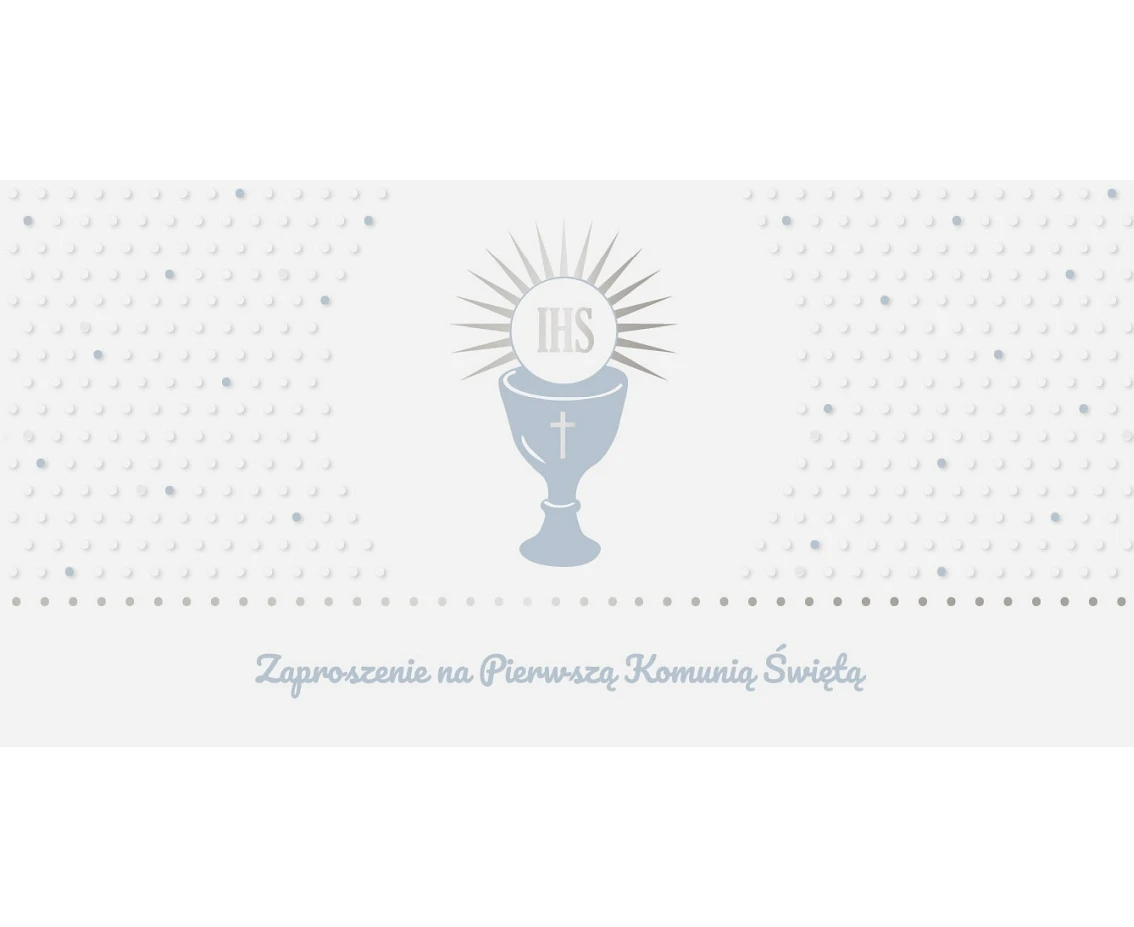Invitation for first Communion, 10 pcs.