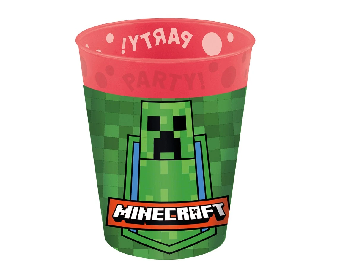 Reusable cups Minecraft Mojang, 250 ml., 4 pcs.