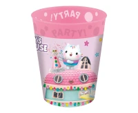 Reusable cups Gabby Dollhouse, 250 ml., 4 pcs.