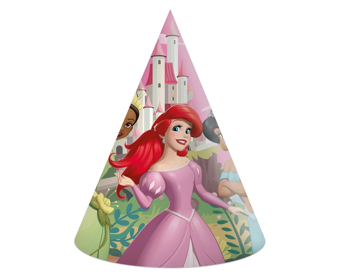 Paper hats Princess, 6 pcs.