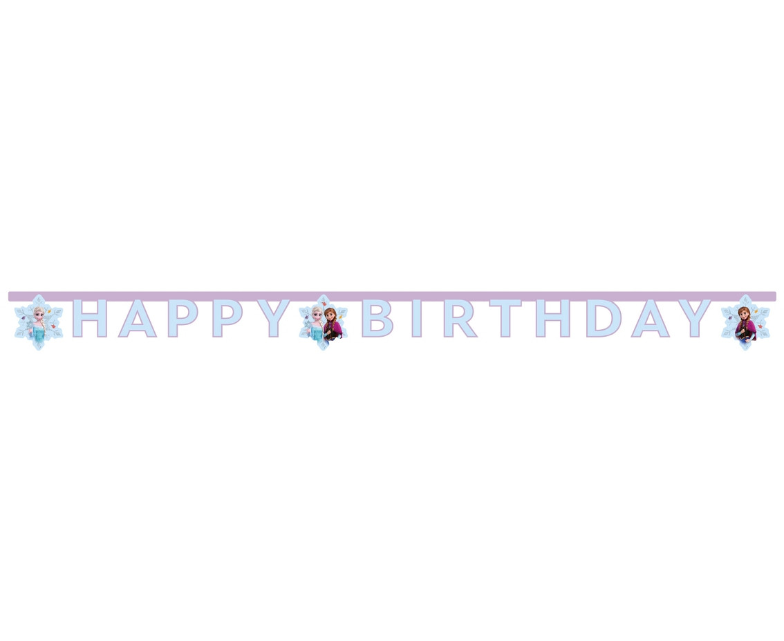 Baner Happy Birthday Frozen, 1 pc