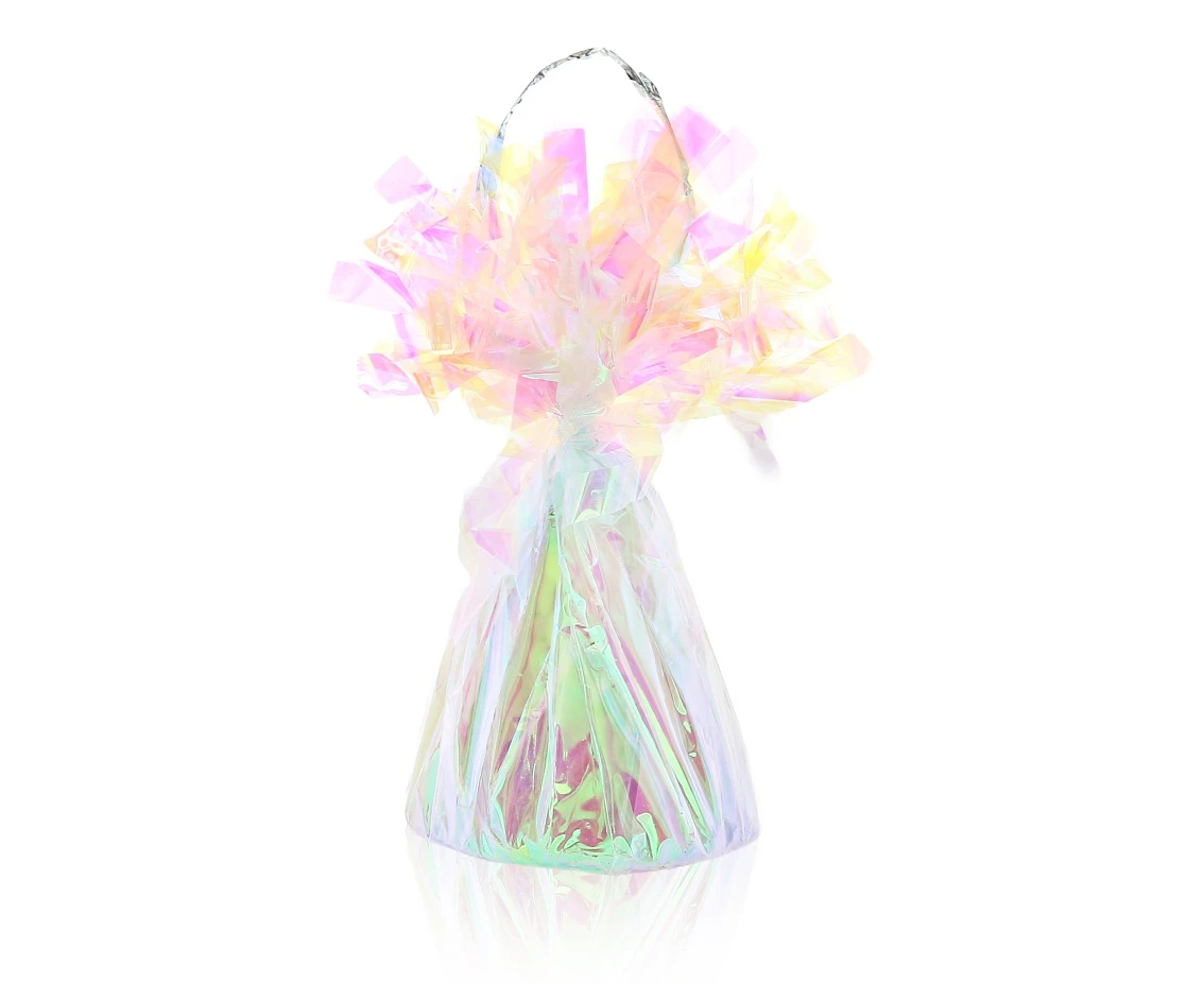 Foil weight for helium balloons, iridescent, 170 g/ 1 pc.
