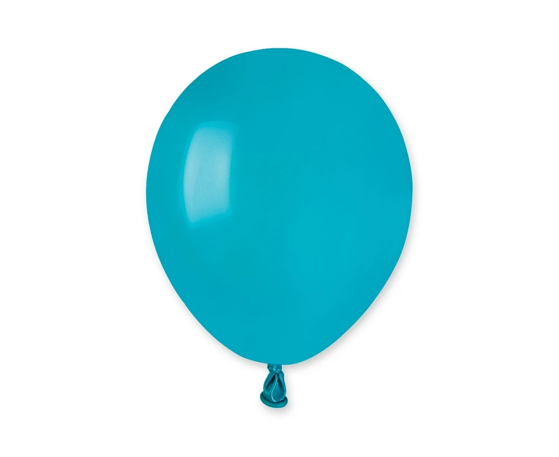 Balloons Gemar 5", pastel, turquoise-blue, 100pcs