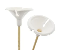 Bamboo + Paper Balloon Sticks with Stoppers, 10 pcs.