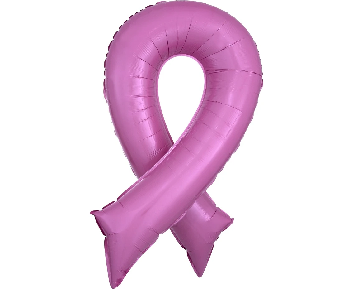 Foil balloon 36" Pink Ribbon EOL
