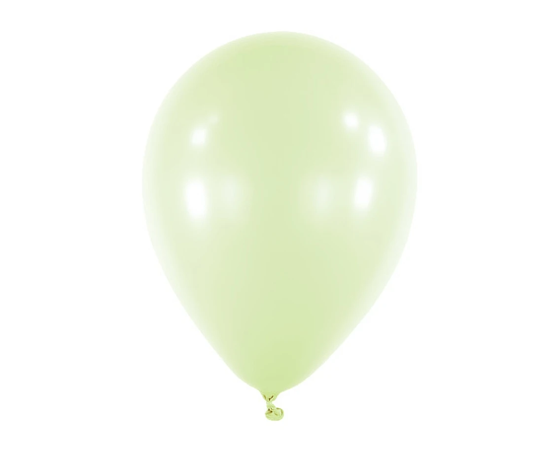 Balloons Anagram 11", RND macaron honey dew, 50pcs EOL