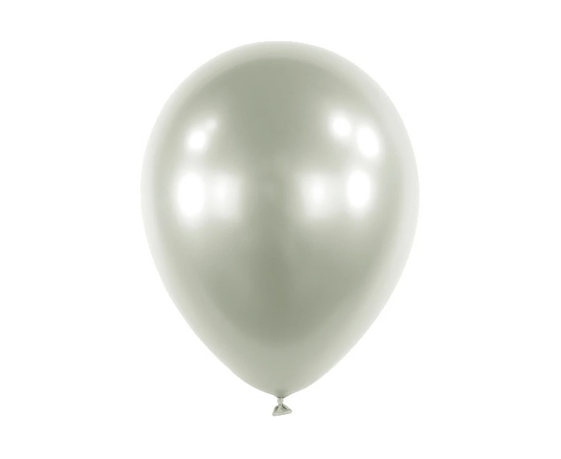 Balloons Anagram 11", RND satin luxe platinum, 50pcs EOL