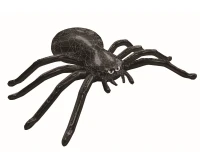 Spider foil balloon, black, standing, 196x156x46 cm