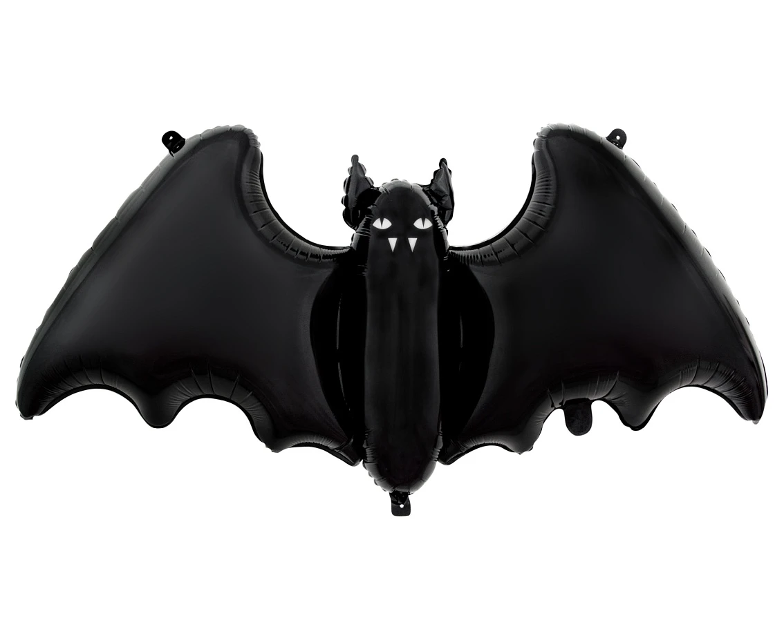 Bat foil balloon, black 46x100 cm