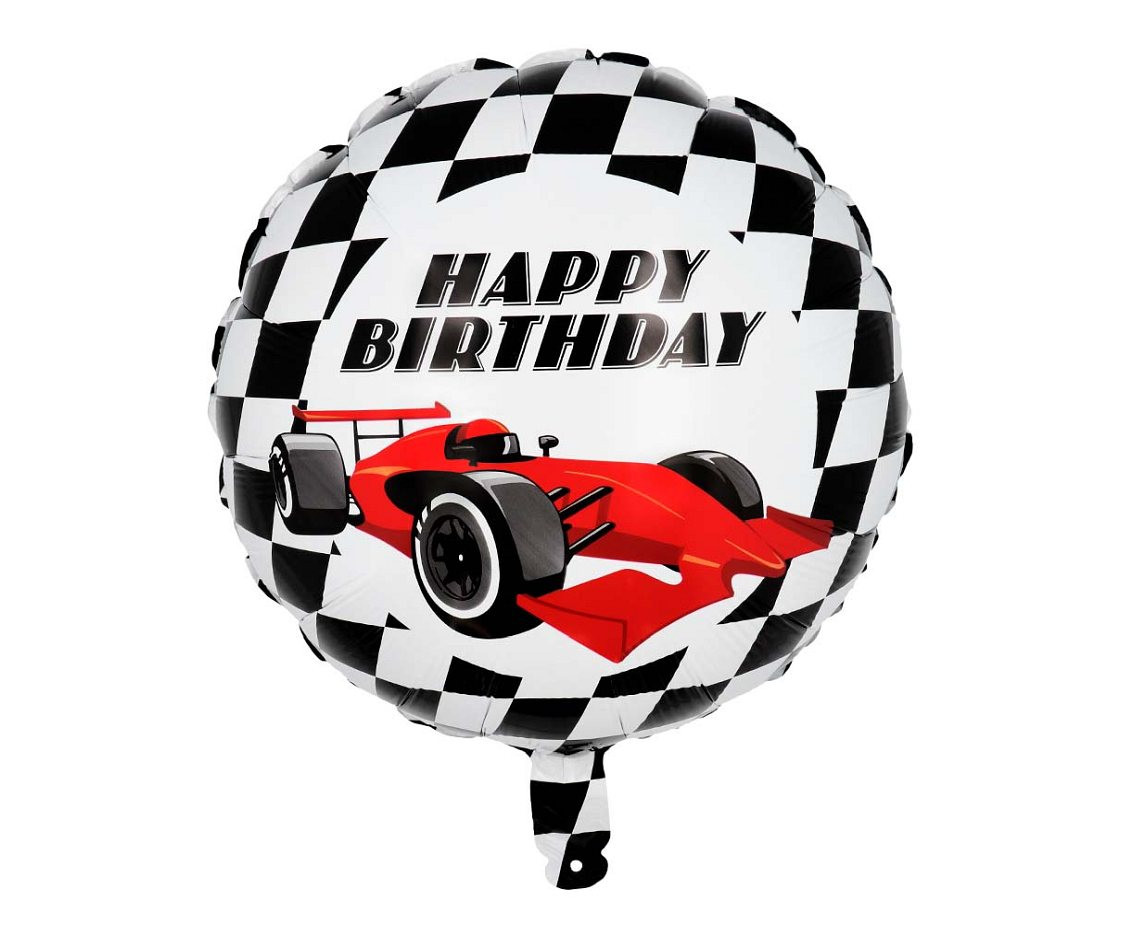 Speed Happy Birthday Foil Balloon 18"