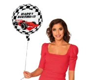 Speed Happy Birthday Foil Balloon 18"