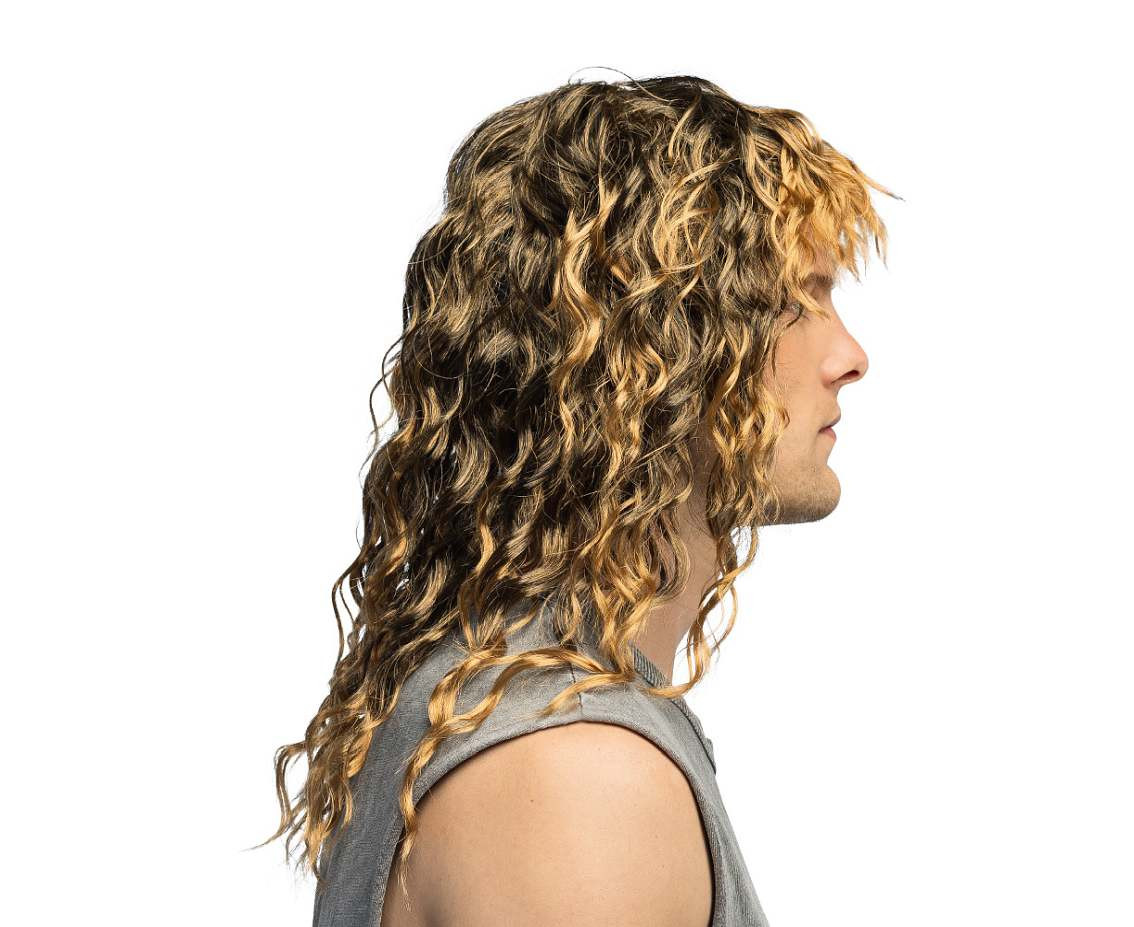 Wig curly hair Keith