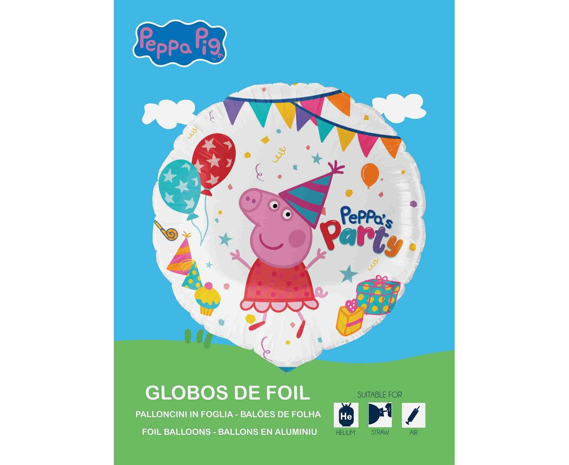 Foil balloon 18" FX - Peppa, packed EOL