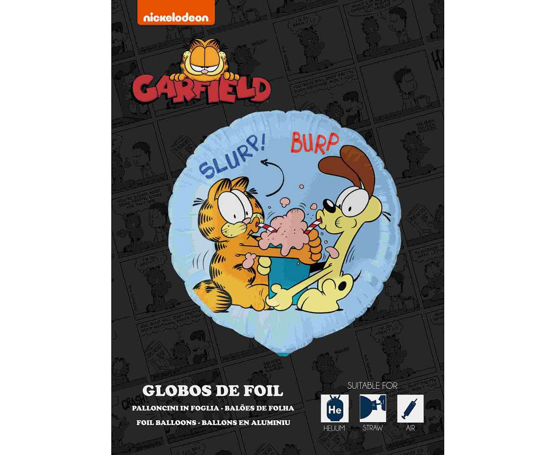 Foil balloon 18" FX - Garfield, packed