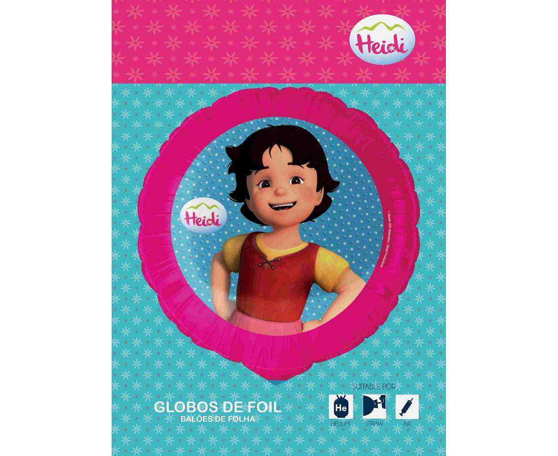 Foil balloon 18" FX - Heidi, packed EOL