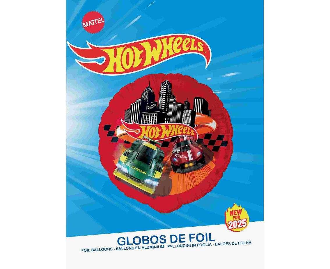 Foil balloon 18" FX - Hot Wheels, packed
