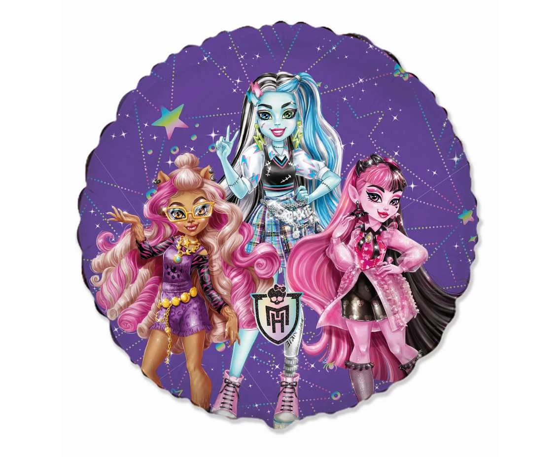 Foil balloon 18" FX - Monster High, packed EOL