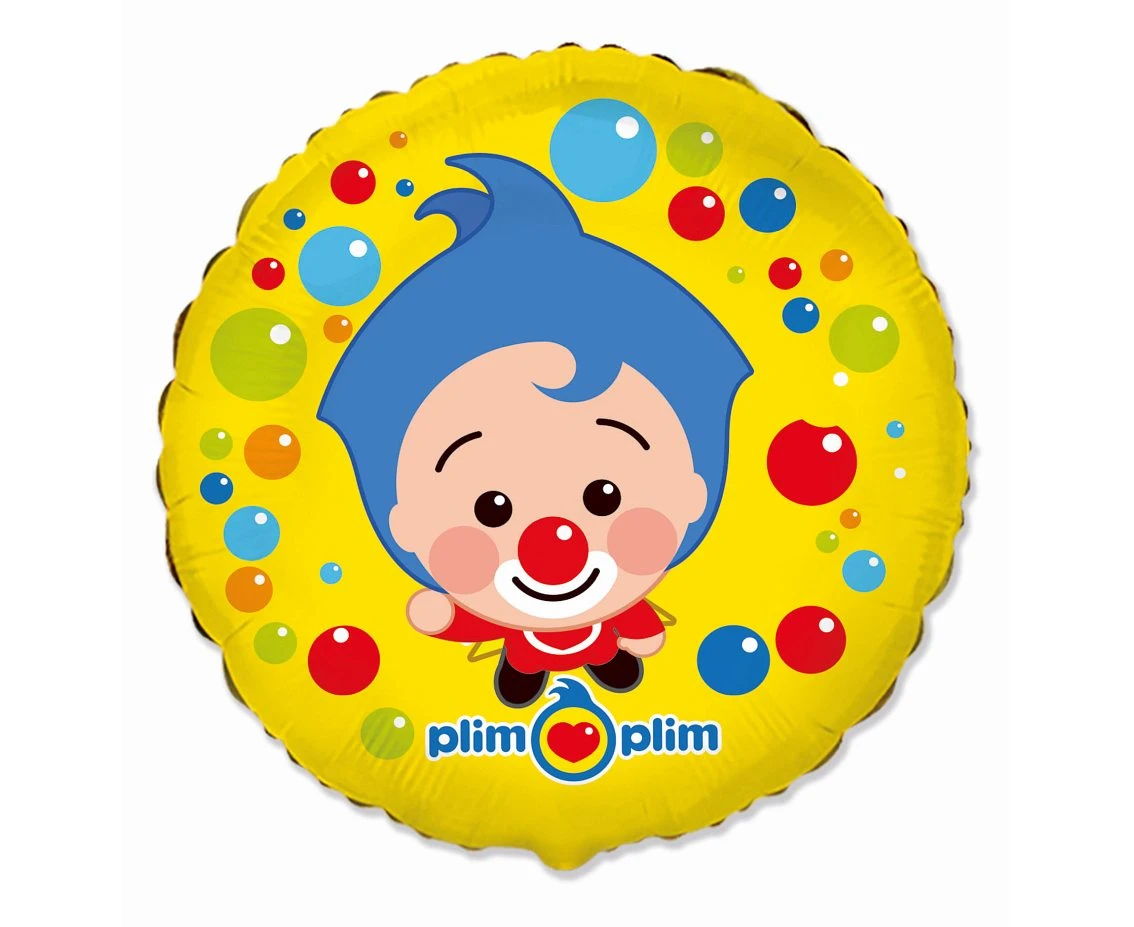 Foil balloon 18" FX - Plim Plim, packed EOL