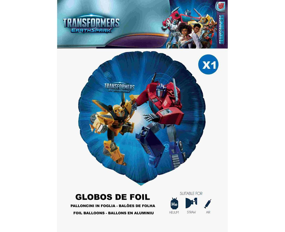 Foil balloon 18" FX - Transformers Earthspark, packed