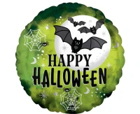 Foil balloon  18" Glow Batty Halloween EOL