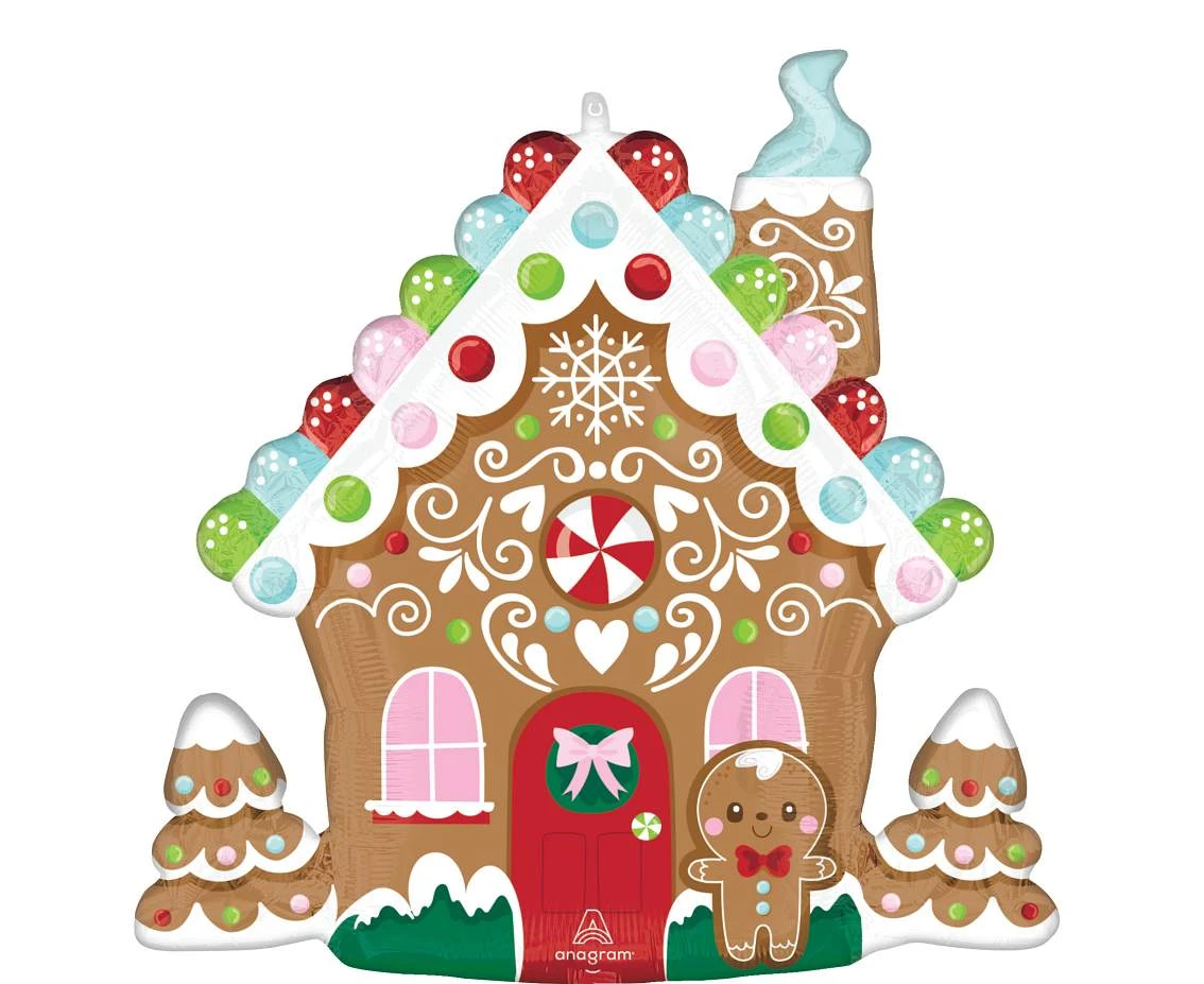 Foil balloon  SuperShape Baking Spirits Bright , 68cm w x 68cm EOL