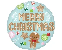 Foil balloon  18" Baking Spirits Bright Christmas EOL