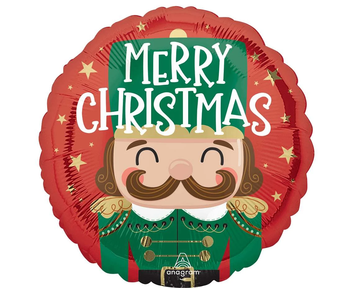 Foil balloon  18" Nutcracker Workshop  Christmas EOL