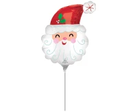 Foil balloon  Mini Shape Santa Head EOL