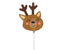 Foil balloon  Mini Shape Reindeer EOL