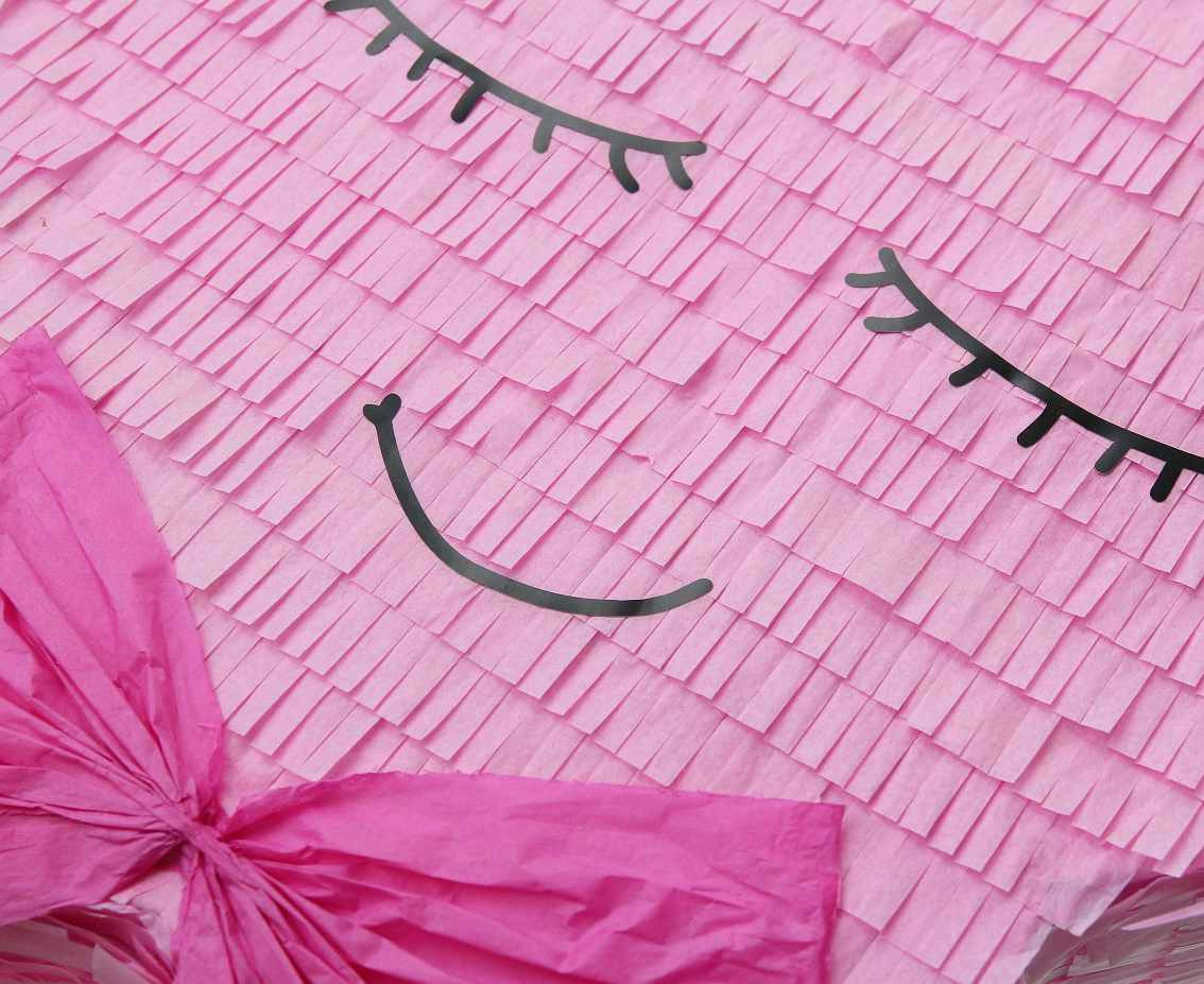 Pink Star Pinata, 45x8x43cm