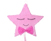 Pink Star Pinata, 45x8x43cm