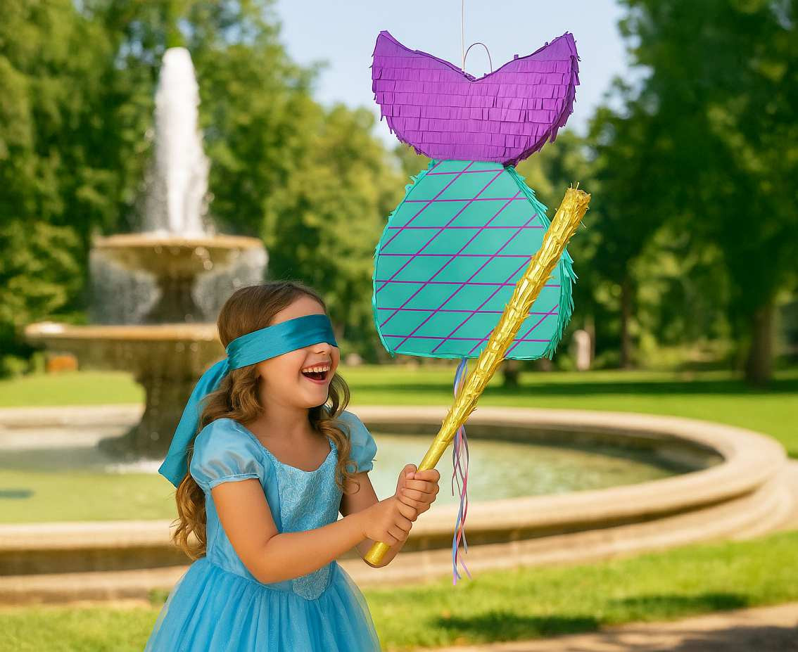 Mermaid Pinata, 30x7.5x49.5cm