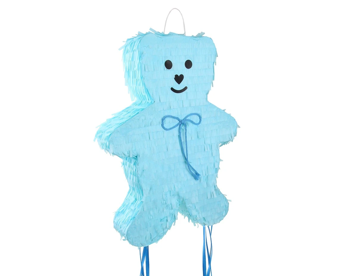 Blue Teddy Bear Pinata, 33.5x8x45m